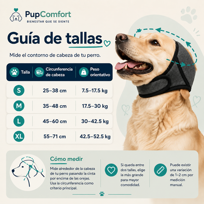 Orejera Calmante CalmaCan™ para Perros